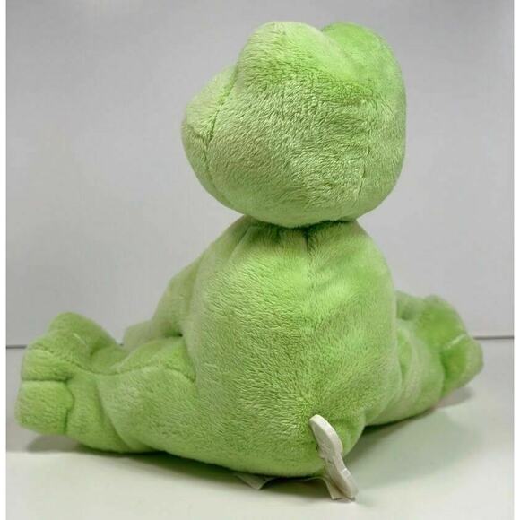 Baby Ganz Light Green Wind Up Waggle Head Frog Musical Plush 9" - Picture 4 of 7